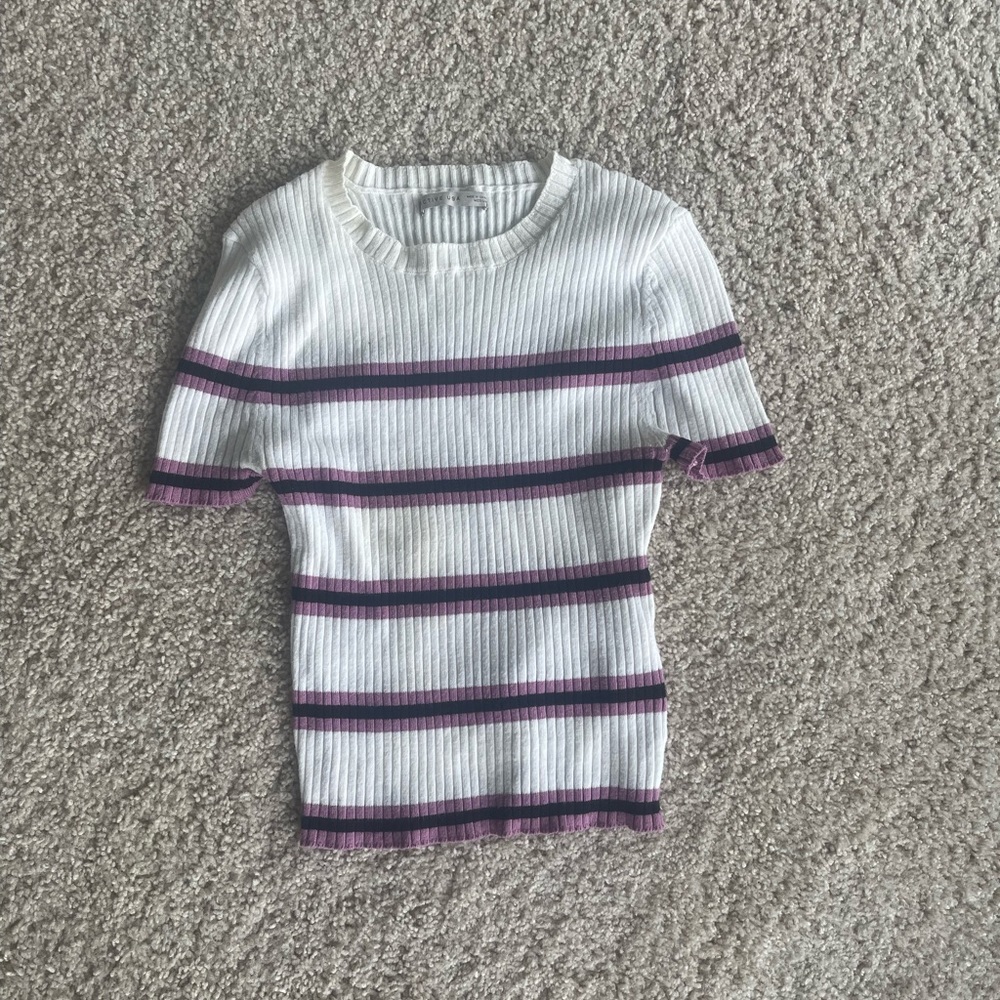 Stripped sweater top